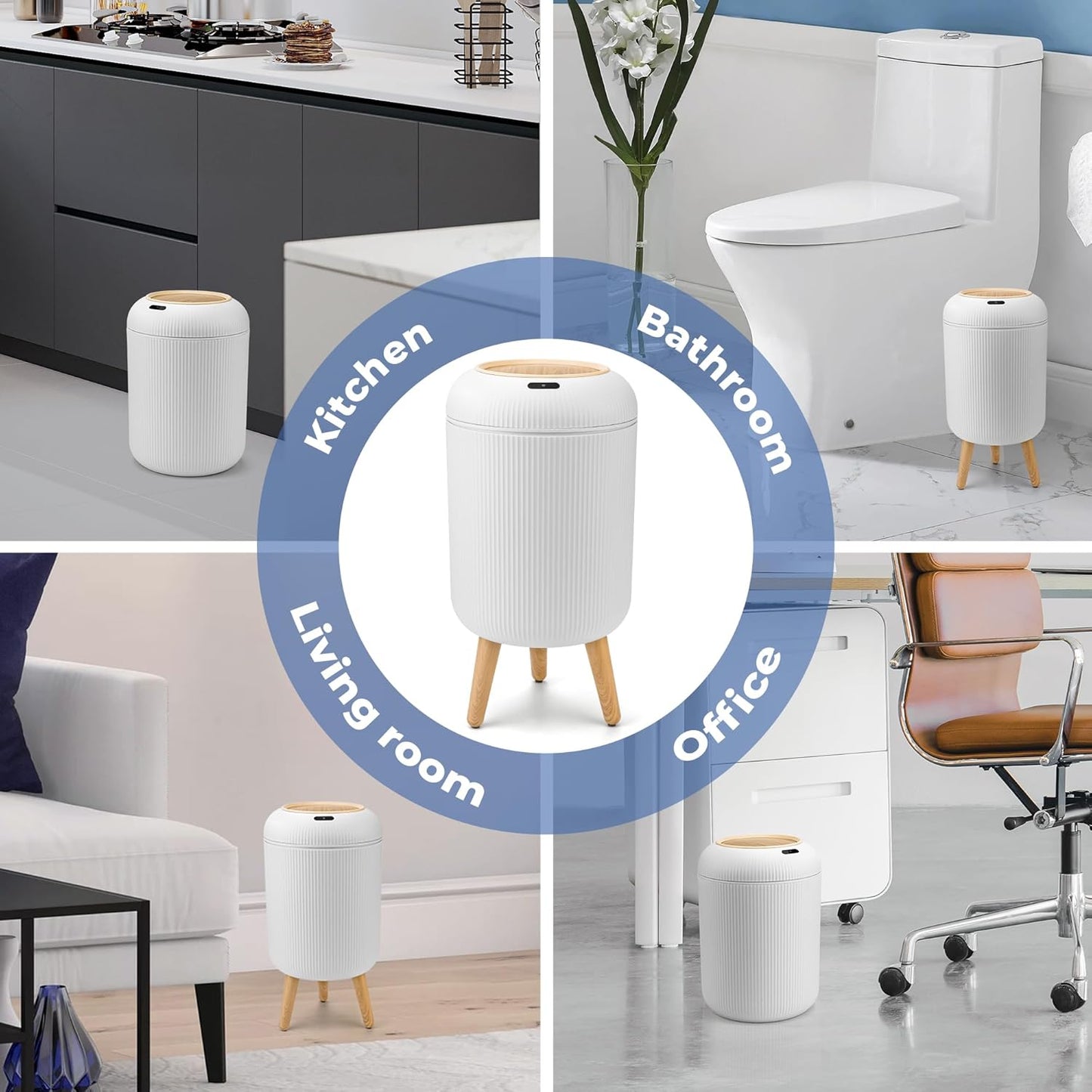 سلة مهملات الاستشعار الذكي