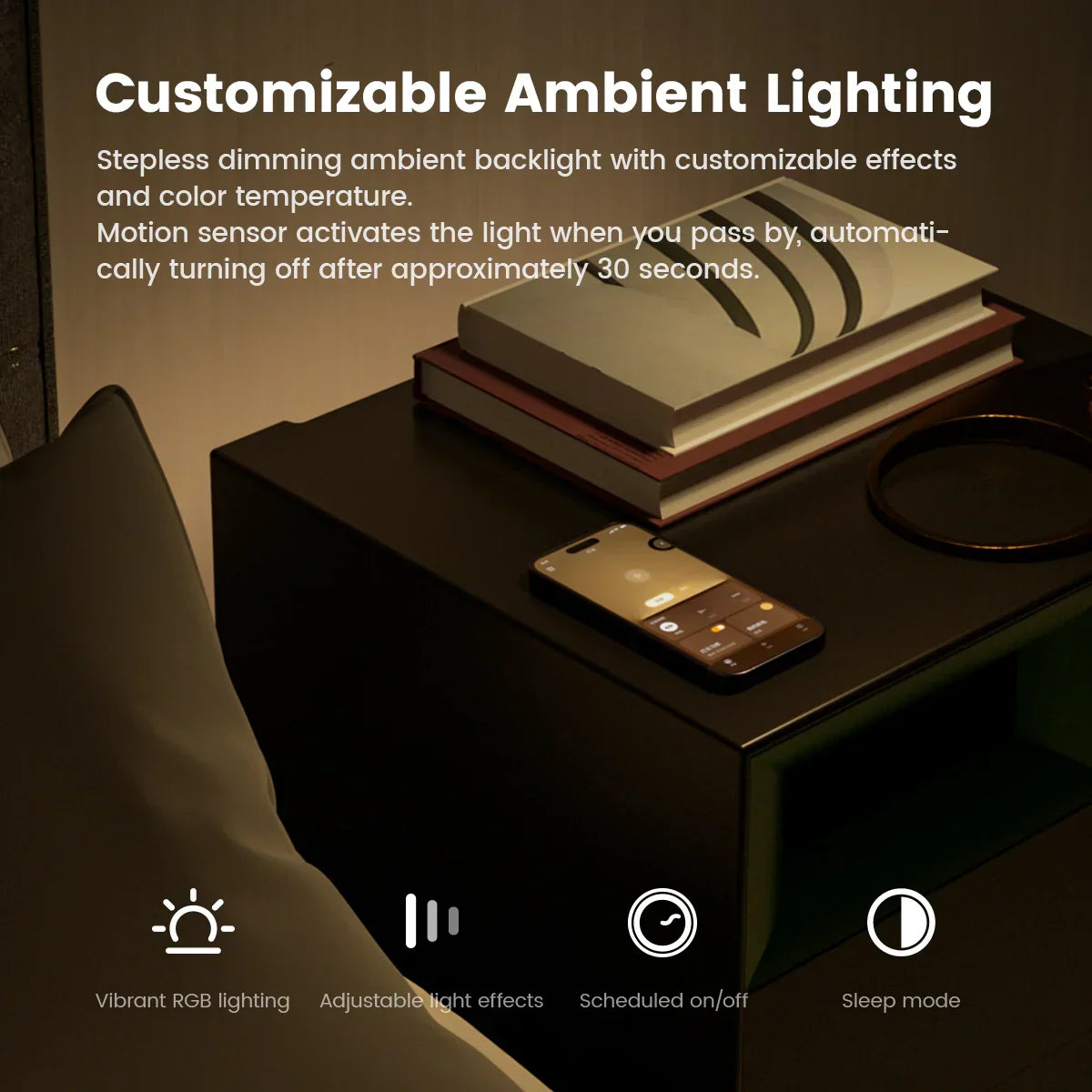 مكبر صوت ستريو Morning Blues S1 للطاولة الليلية