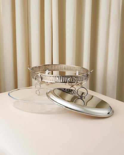 طقم أواني تقديم فاخرة مكون من 4 قطع