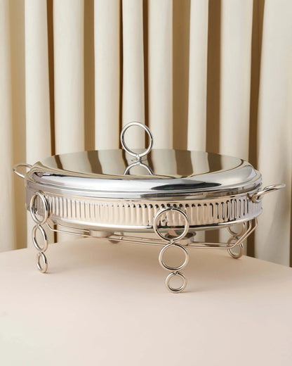 طقم أواني تقديم فاخرة مكون من 4 قطع