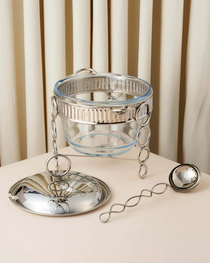 طقم أواني تقديم فاخرة مكون من 4 قطع