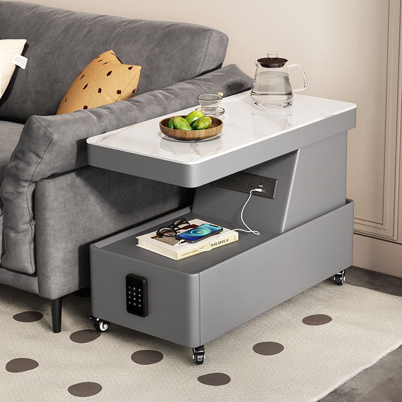 طاولة جانبية حديثة وذكية مع ضوء فاخر