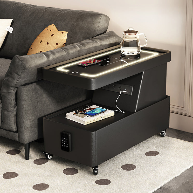 طاولة جانبية حديثة وذكية مع ضوء فاخر