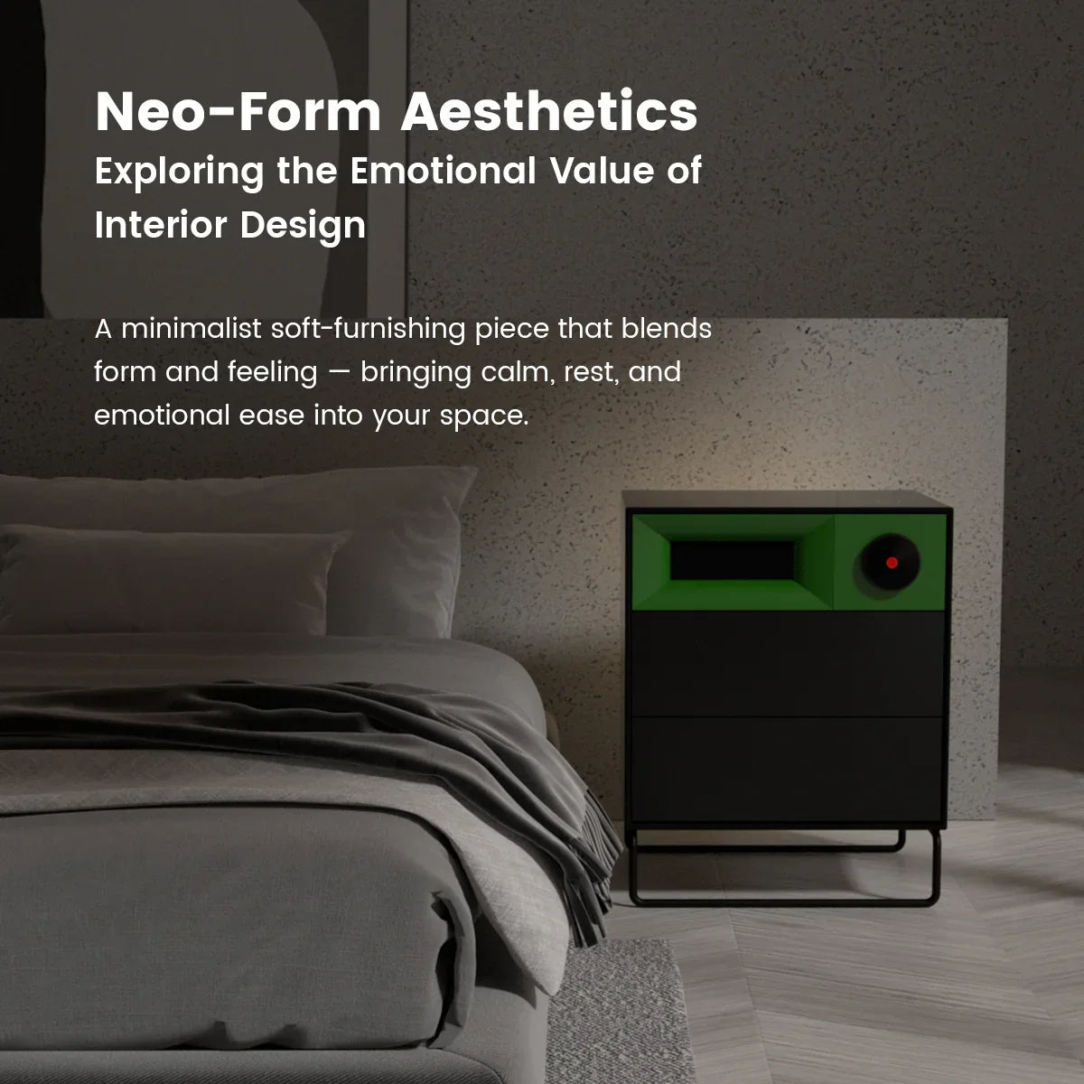 مكبر صوت ستريو Morning Blues S1 للطاولة الليلية 