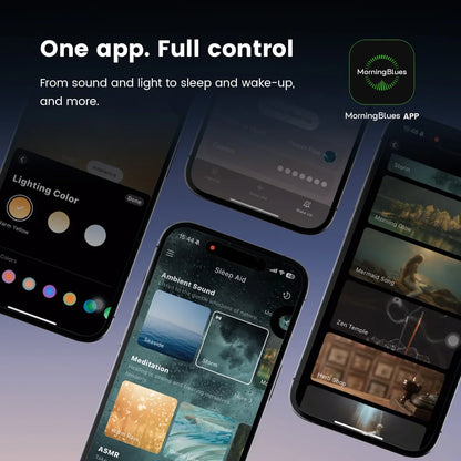 مكبر صوت ستريو Morning Blues S1 للطاولة الليلية 