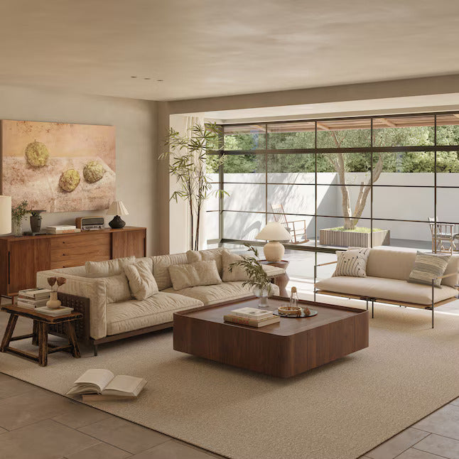 خشب الجوز الحديث مع أدراج