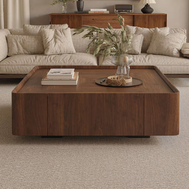 خشب الجوز الحديث مع أدراج